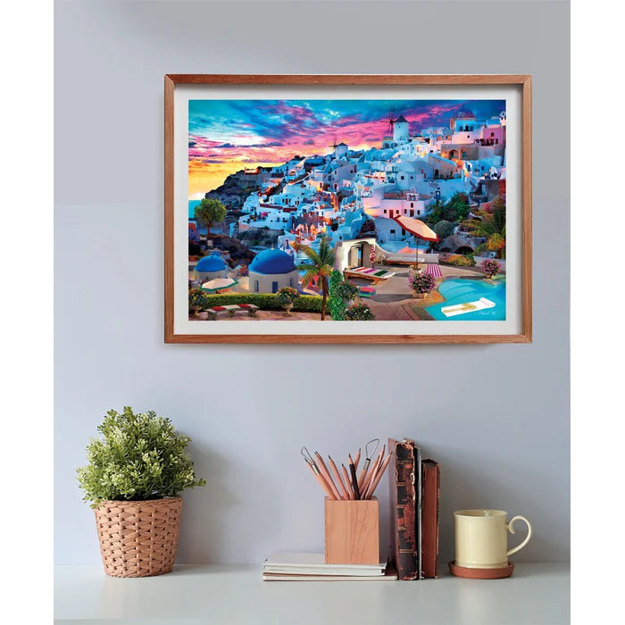 Compact 500 Pieces Jigsaw Puzzle - Greece View