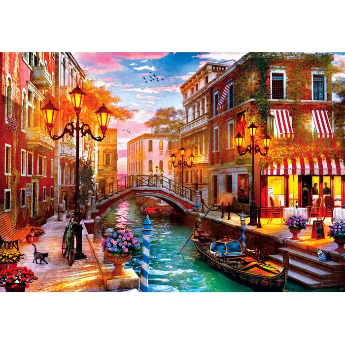 500 Piece Jigsaw Puzzle - Sunset Over Venice