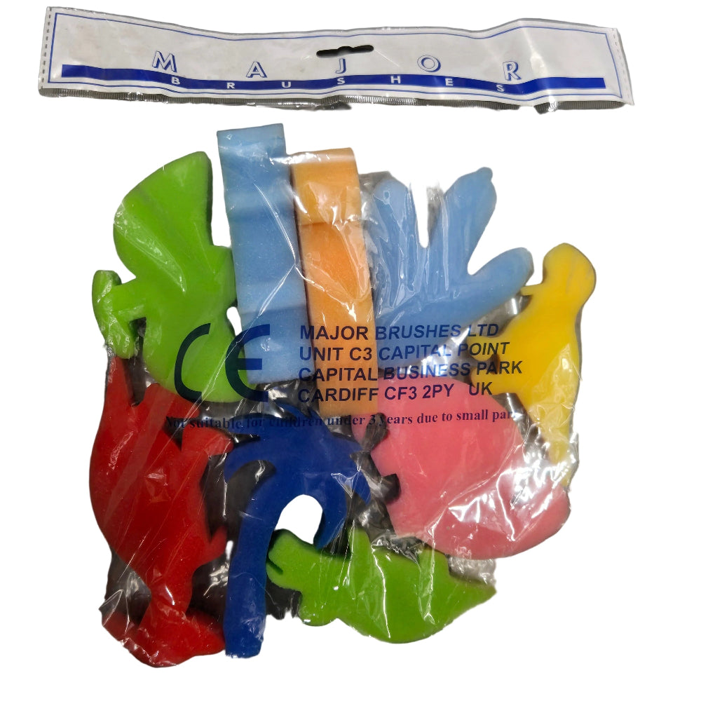 Dinosaur Shape Sponges (Set of 9)