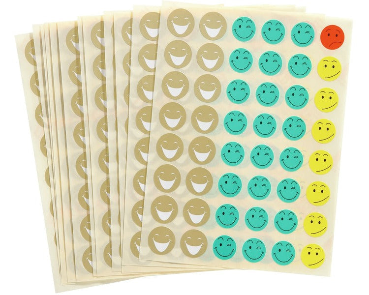 Apli Mr. Smiley Reward Sticker (576 Pieces)