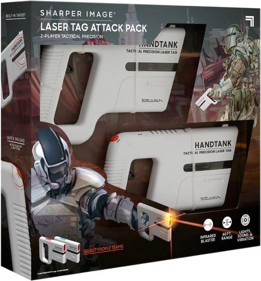 Sharper Image Toy Laser Tag Handtank Attack Pack of 2