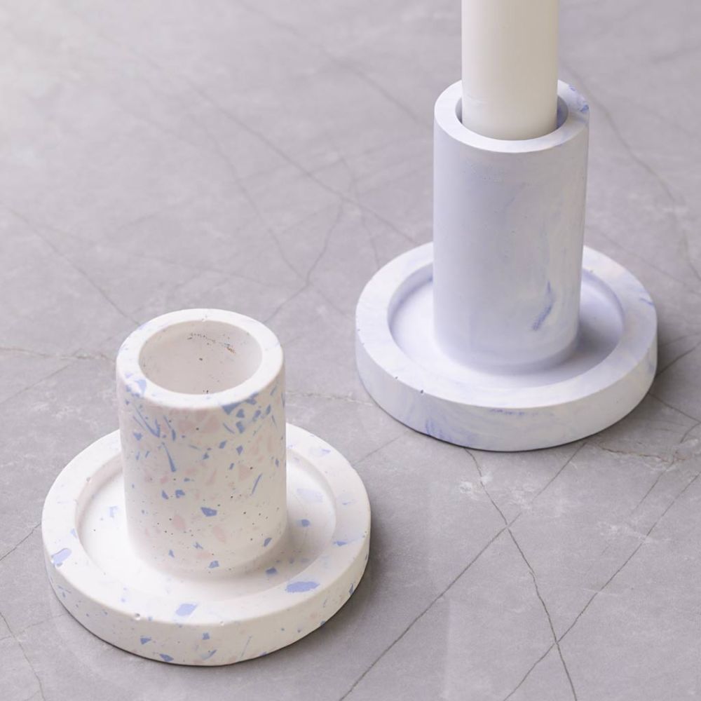 Silicone Mould 6.5+7.5 cm - Candle Light Holder (2 Pieces)