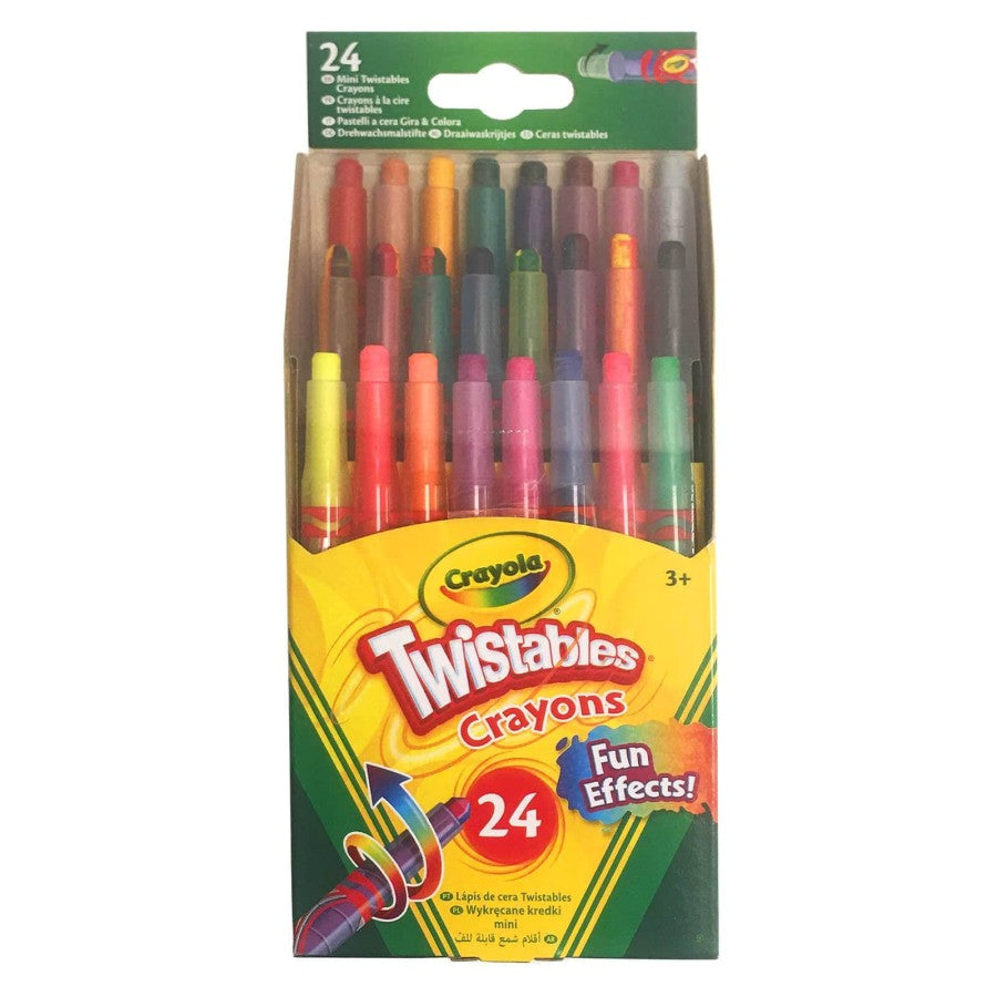 Crayola Mini Twistables Crayons - Fun Effects (24 Pack)