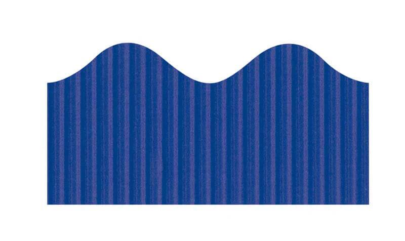 Bordette Scalloped - Royal Blue 57mm x 15m