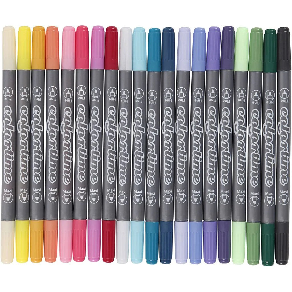 Colortime Double Markers (20 Pack)
