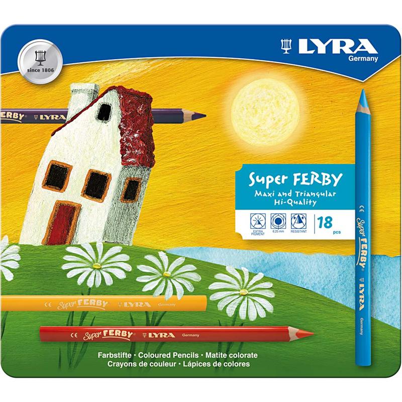 Super Ferby 1 colouring pencils
