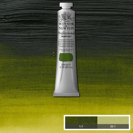 200ml Permanent Sap Green - Professional Acrylic
