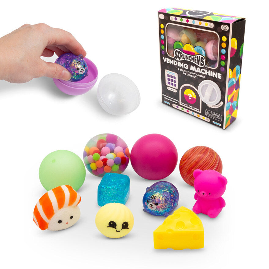Scrunchems Squishies Vending Machine (10 Pieces)