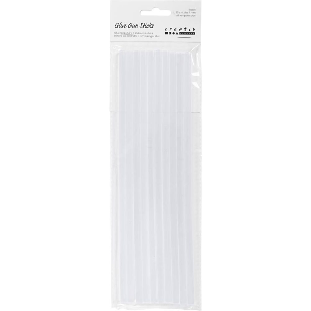 Glue Gun Sticks Mini L: 25 cm (10 Pack)