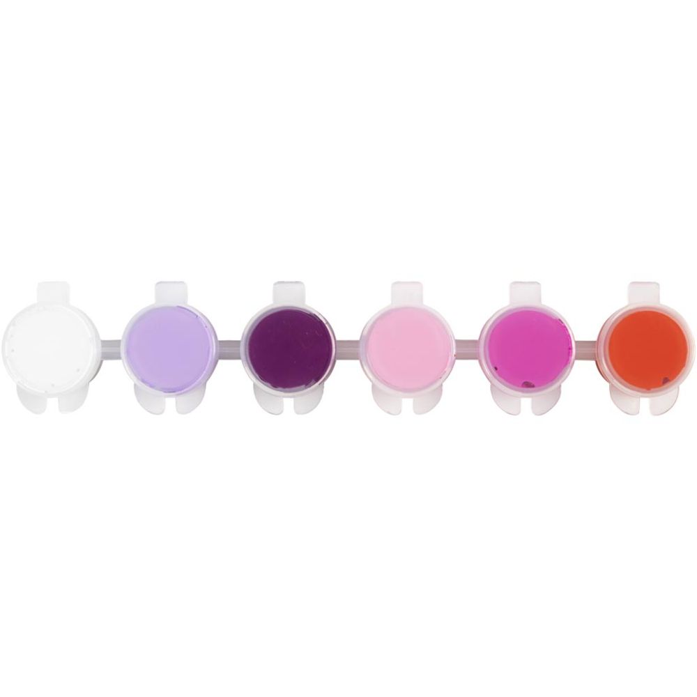 Plus Color Craft Paint - Purple/Pink Harmony (6x5ml)