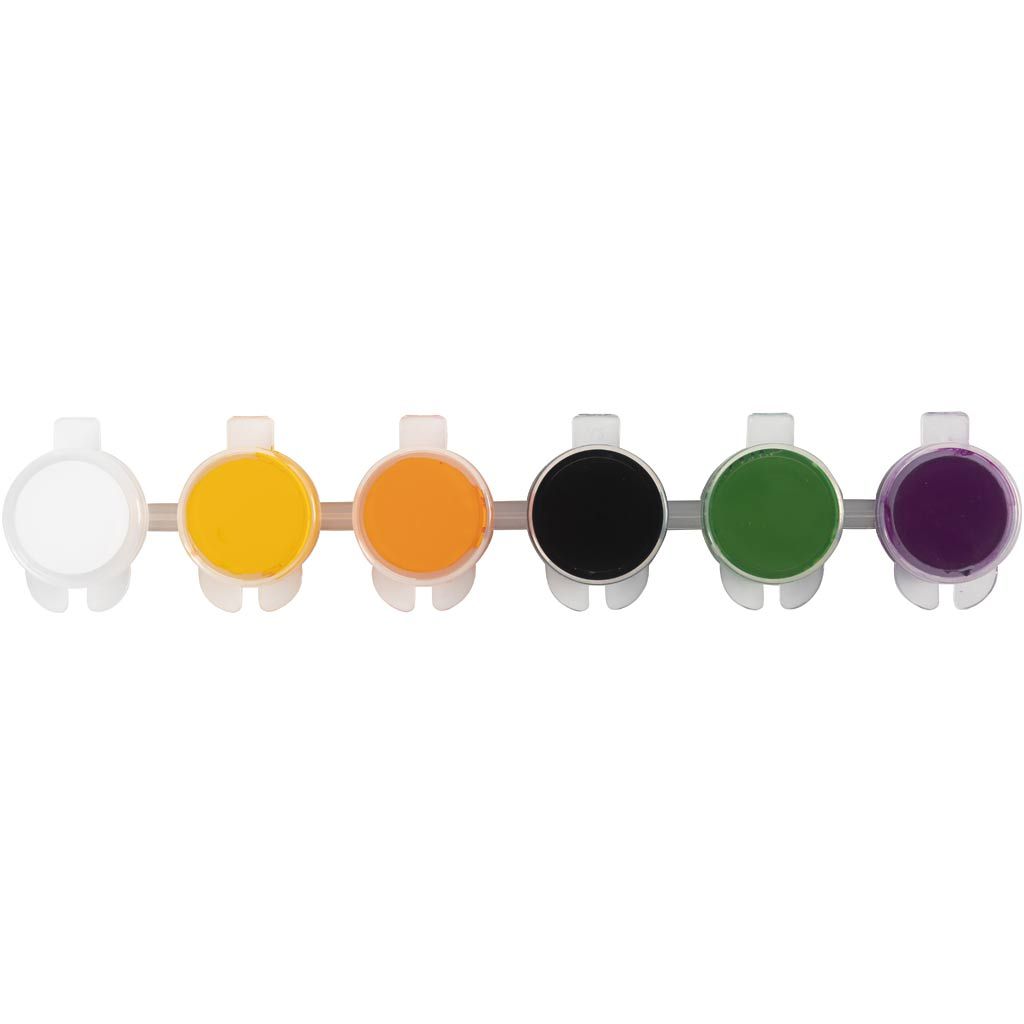 Plus Color Craft Paint - Halloween Colours (6x5ml)