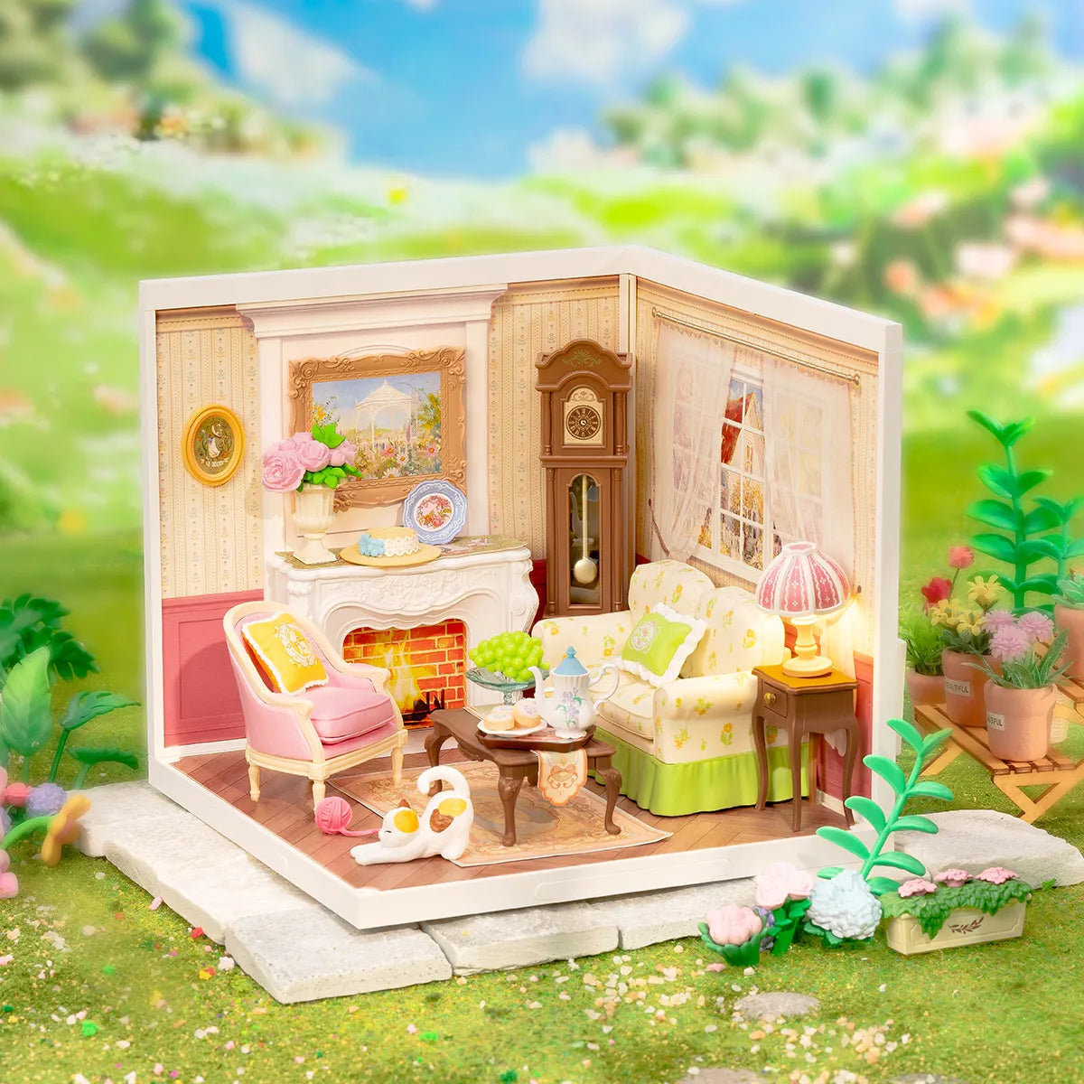 Rolife Super Creator Miniature DIY House - Holiday Tea Time