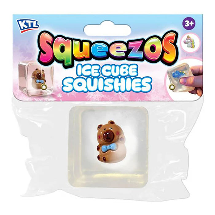 Ice Cube Squishies With Creature (Assortment)