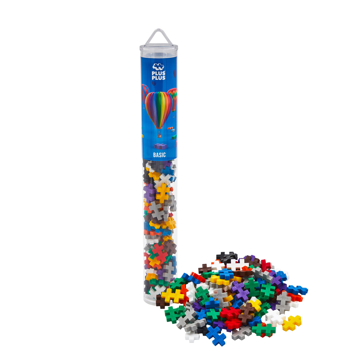 Plus-Plus 100 Piece Tube - Basic Colour Mix