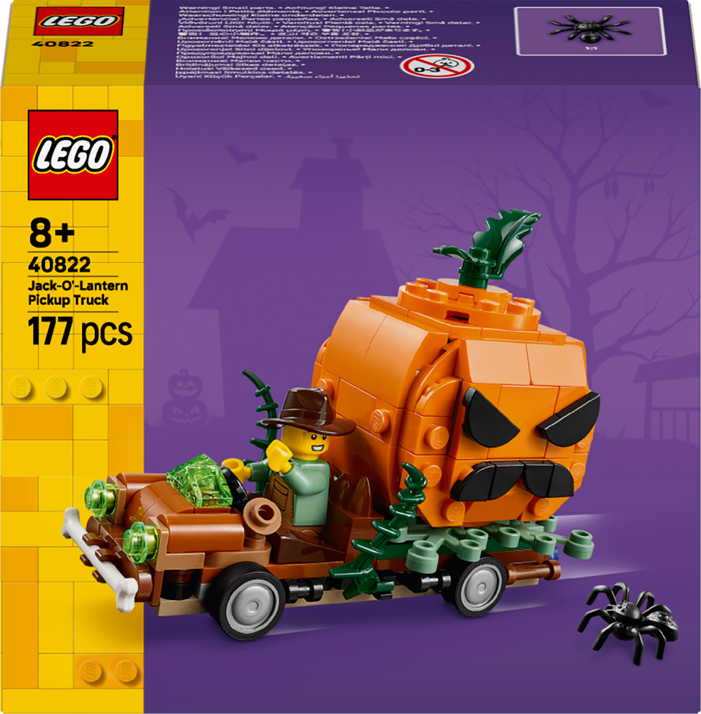 LEGO Jack-O-Lantern Pickup Truck