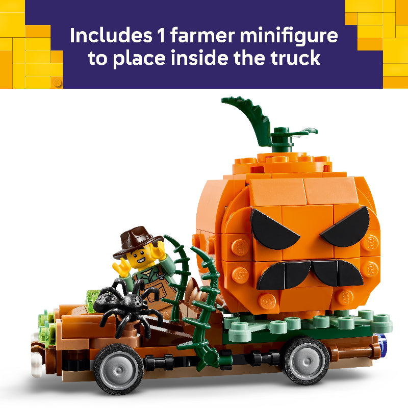 LEGO Jack-O-Lantern Pickup Truck