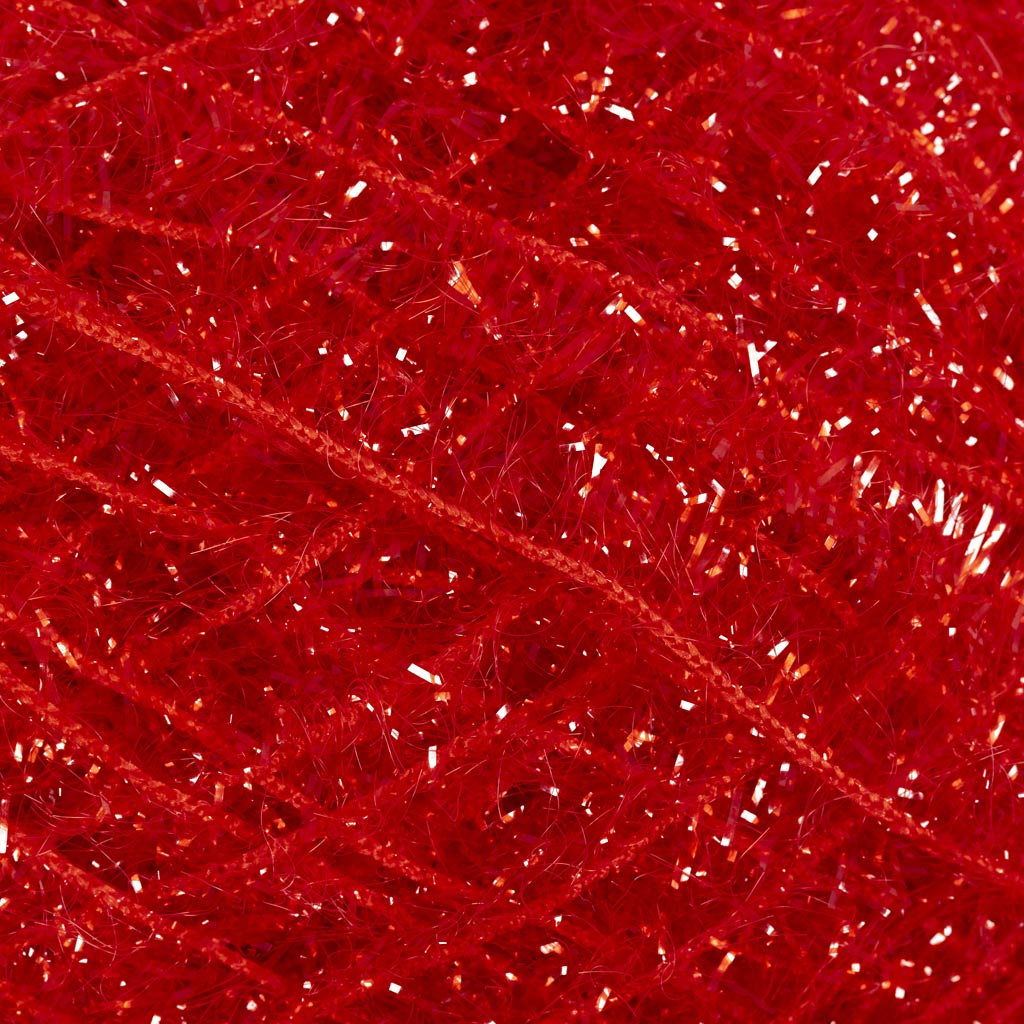 Scrubby Yarn L: 90m Red 50g