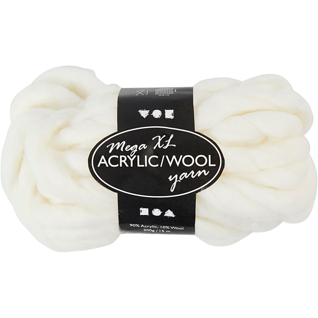 Chunky Yarn of Acrylic/Wool