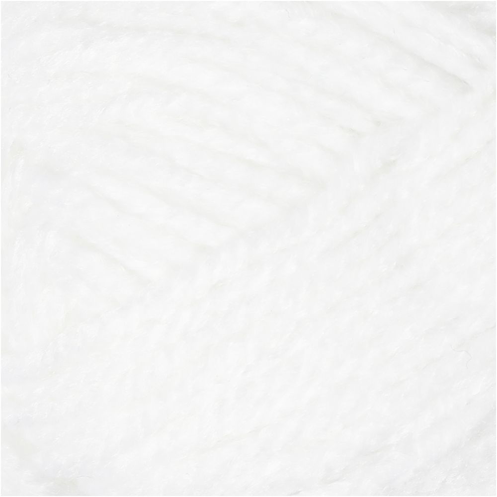 Creativ Fantasy Acrylic Yarn - White (50g)