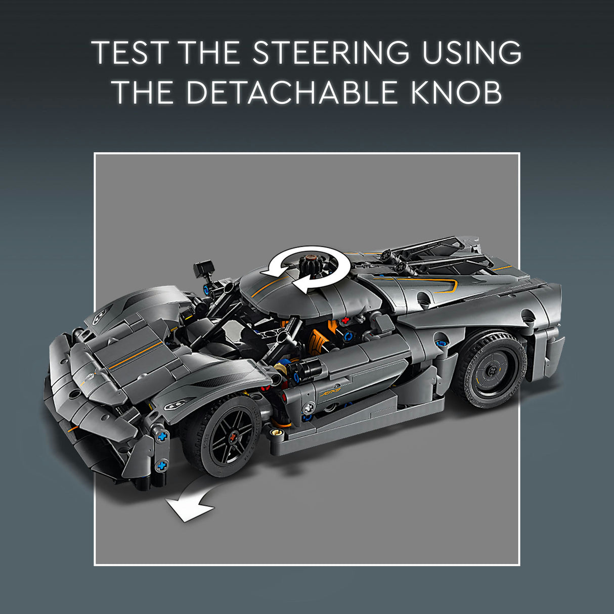 Lego Technic: Koenigsegg Jesko Absolut Grey Hypercar