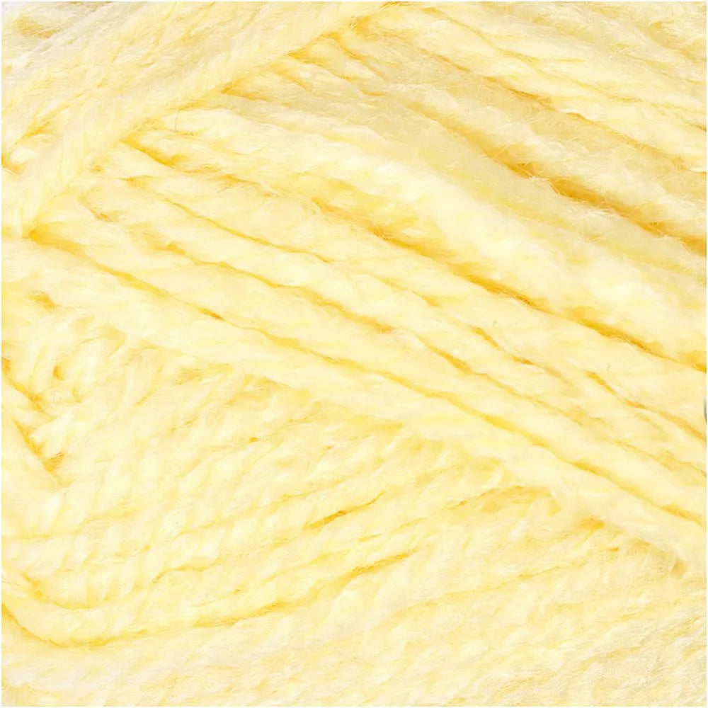Fantasia Acrylic Yarn 50g - Light Yellow