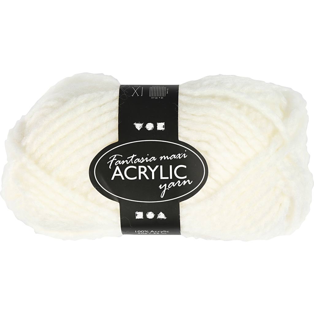 Fantasia Acrylic Yarn L: 35m Needle 9-10 Beige 50g