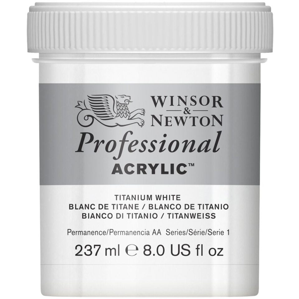 237ml Titanium White - Professional Acrylic