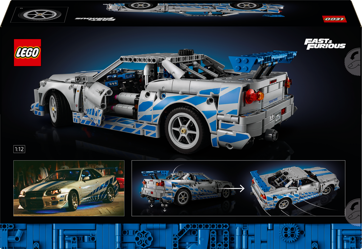 Lego Technic - 2 Fast 2 Furious Nissan Skyline GT-R (R34) Car