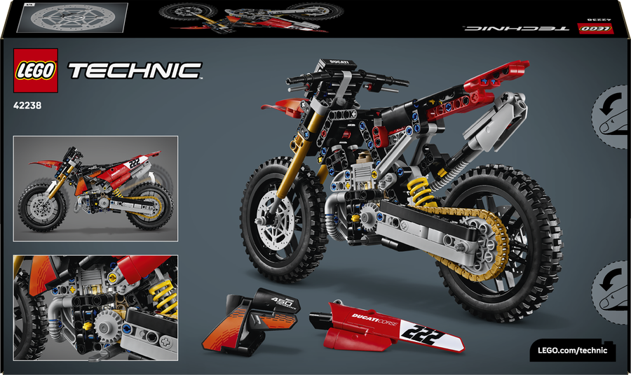 LEGO Technic - Ducati Desmo450 MX Factory Motorcycle