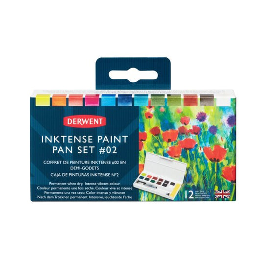Derwent Inktense 12 Paint Pan Travel Set #2