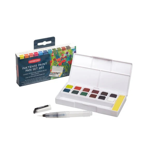 Derwent Inktense Paint Palette 2 (12 Pans)