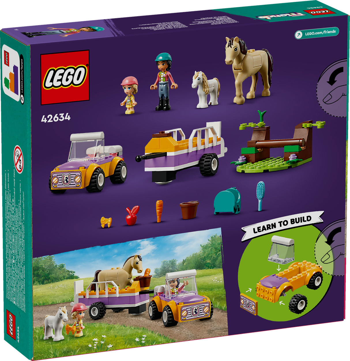 Lego Friends Horse and Pony Trailer Set