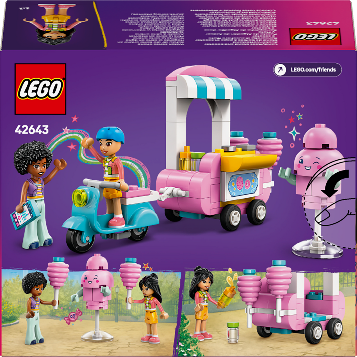 Lego Friends - Cotton Candy Stand and Scooter