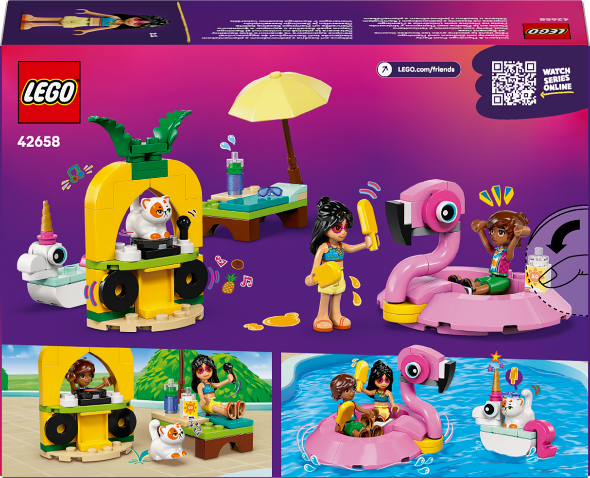 Lego Unicorn & Flamingo Pool Party