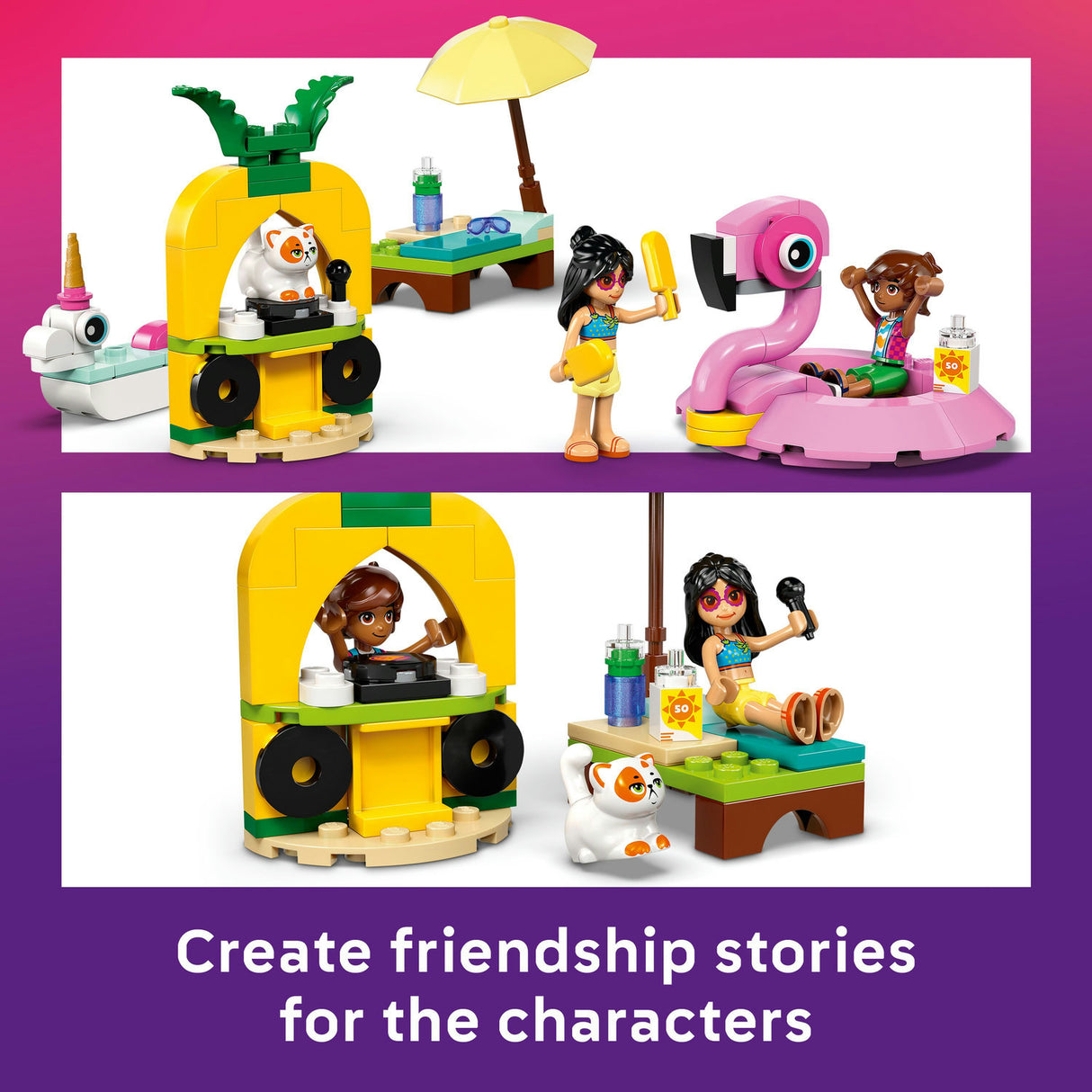 Lego Friends - Unicorn & Flamingo Pool Party