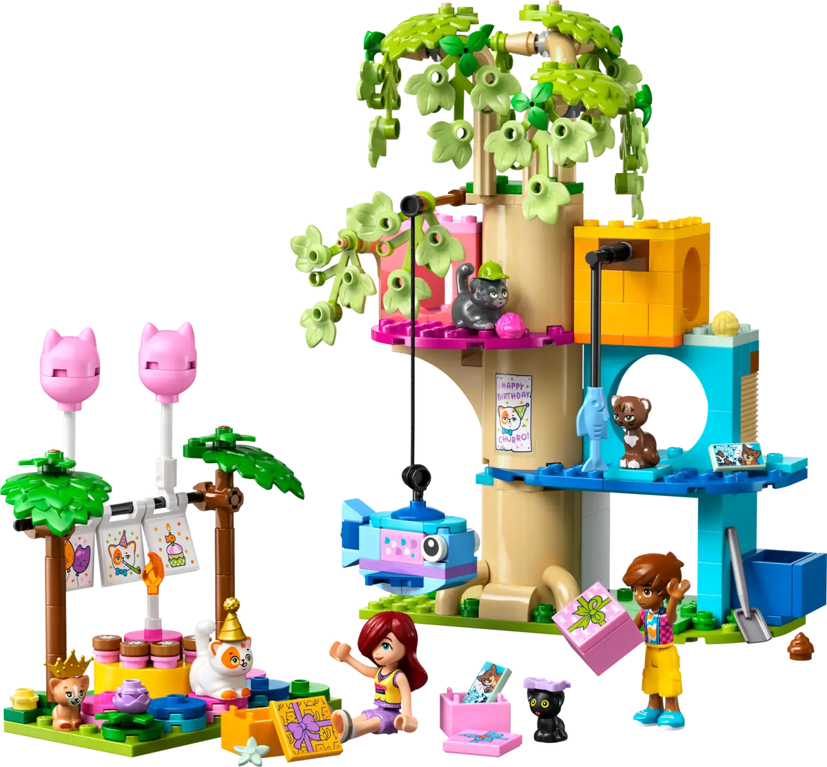 Lego Friends - Cat Birthday Party & Tree House