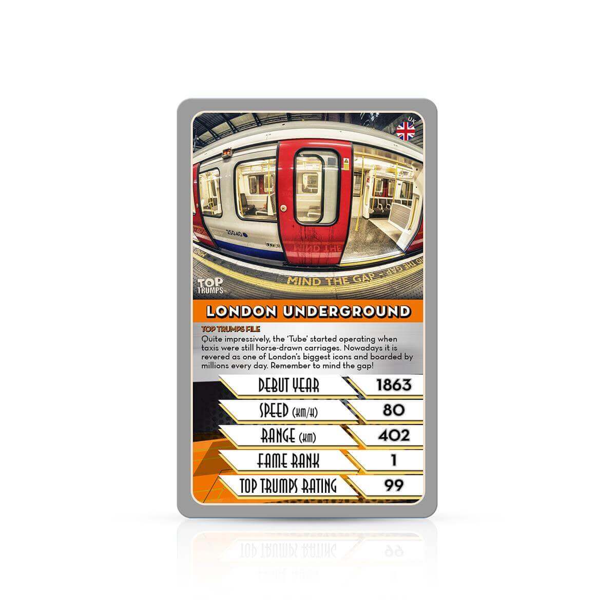Top Trumps Card Game - Trains