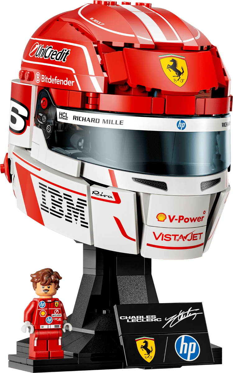 LEGO Editions - Scuderia Ferrari HP Charles Leclerc Helmet