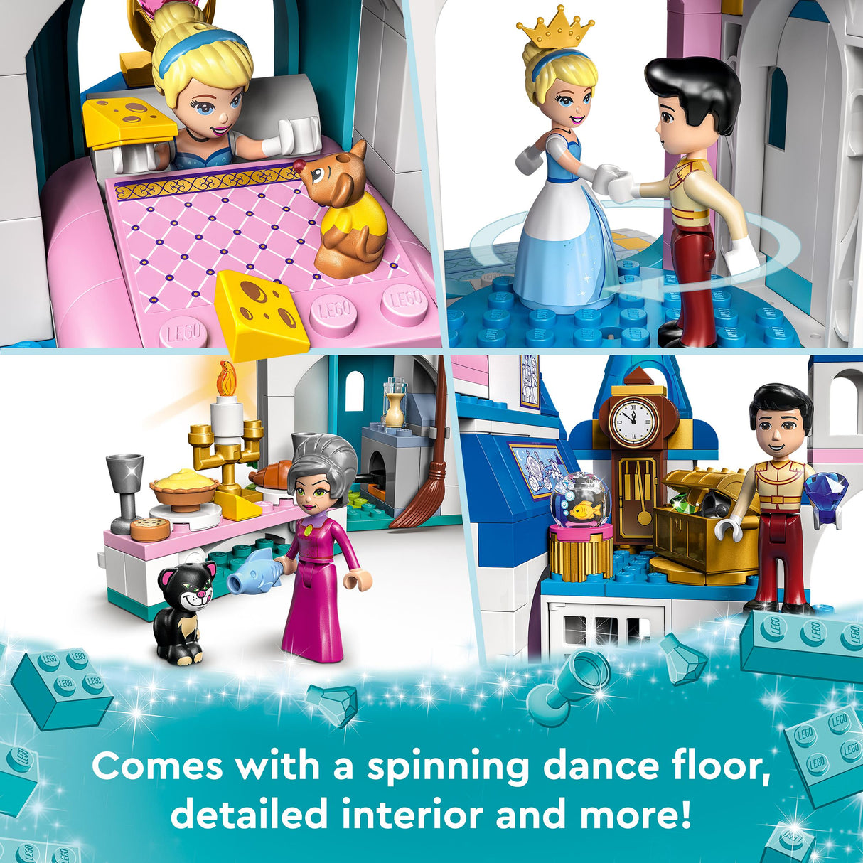 Lego Cinderella and Prince Charmings Castle