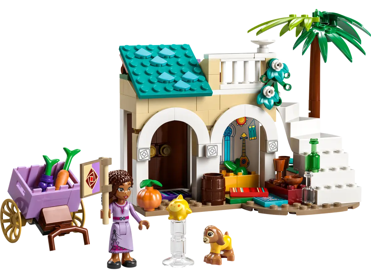 Lego Disney Wish Asha in the City of Rosas