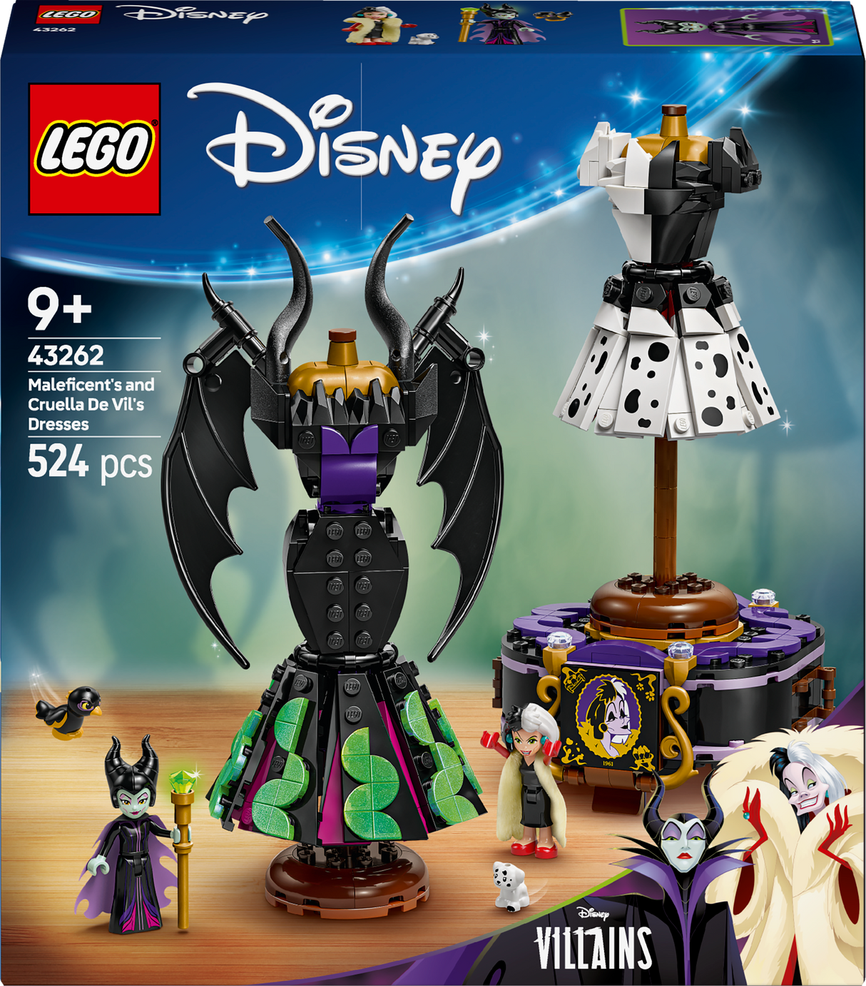 Lego Disney - Maleficent's and Cruella De Vil's Dresses