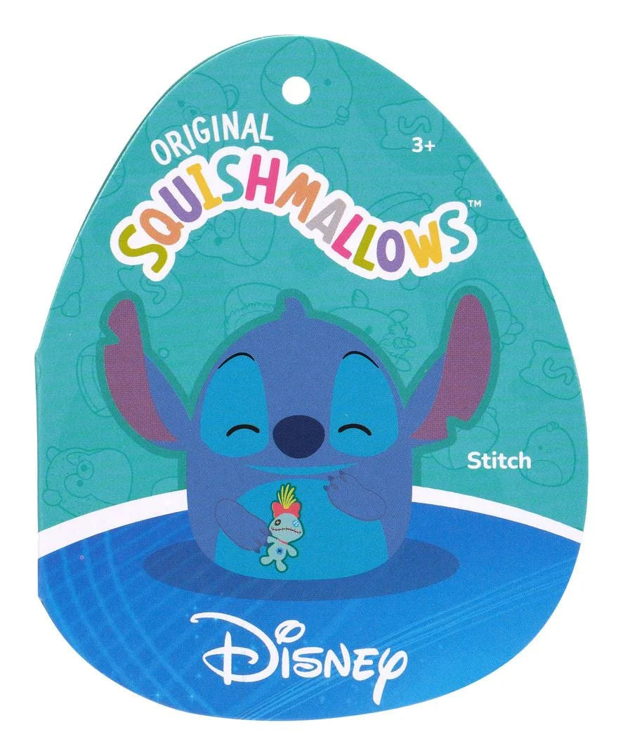 Squishmallows 8 inch - Disney Stitch Holding Scrump
