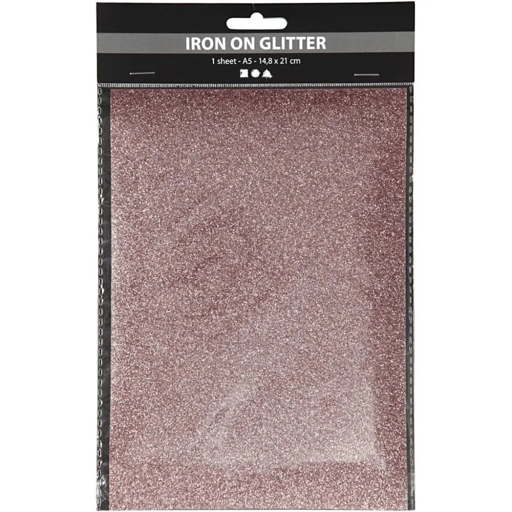 Iron on foil, A5 14.8x21 cm, 1 sheet, light red