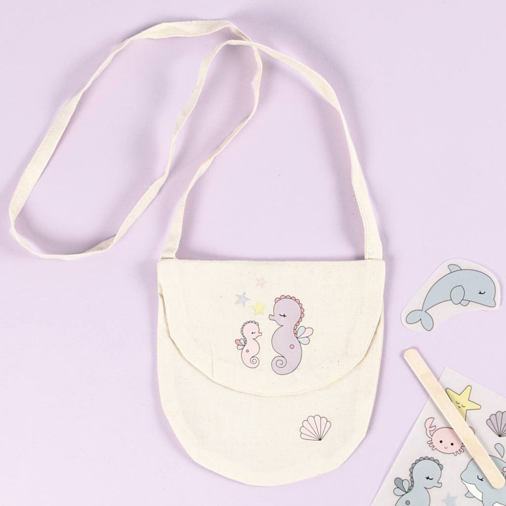 Shoulder Bag Size 15x14cm 110g - Light Natural