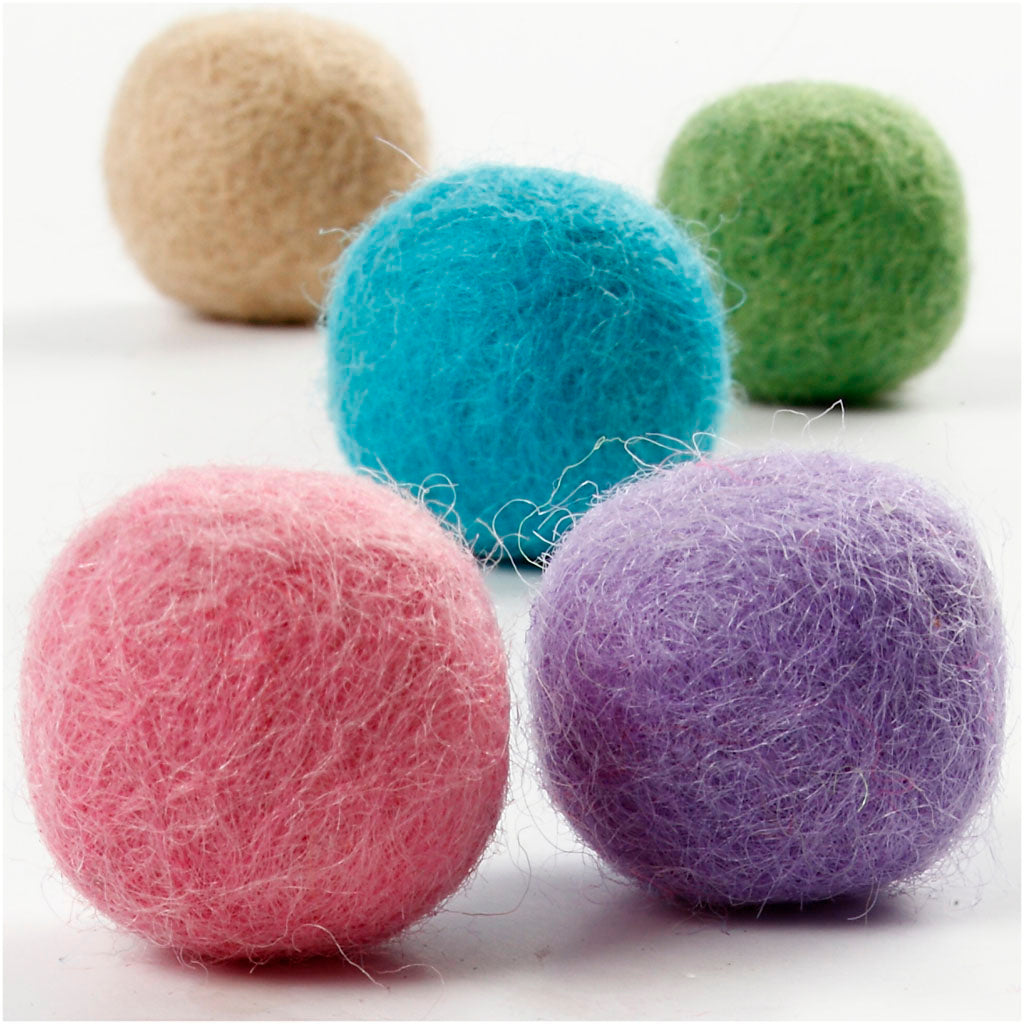 Felt balls