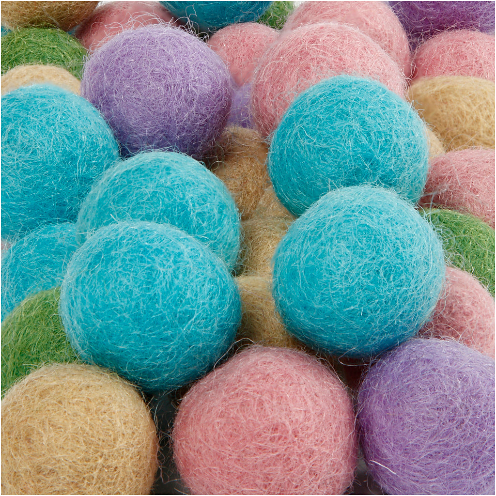 Felt balls