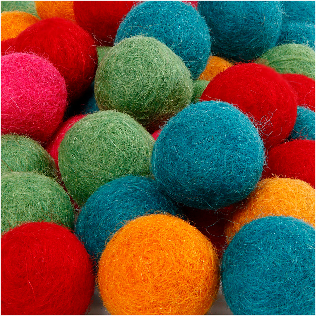 Felt balls