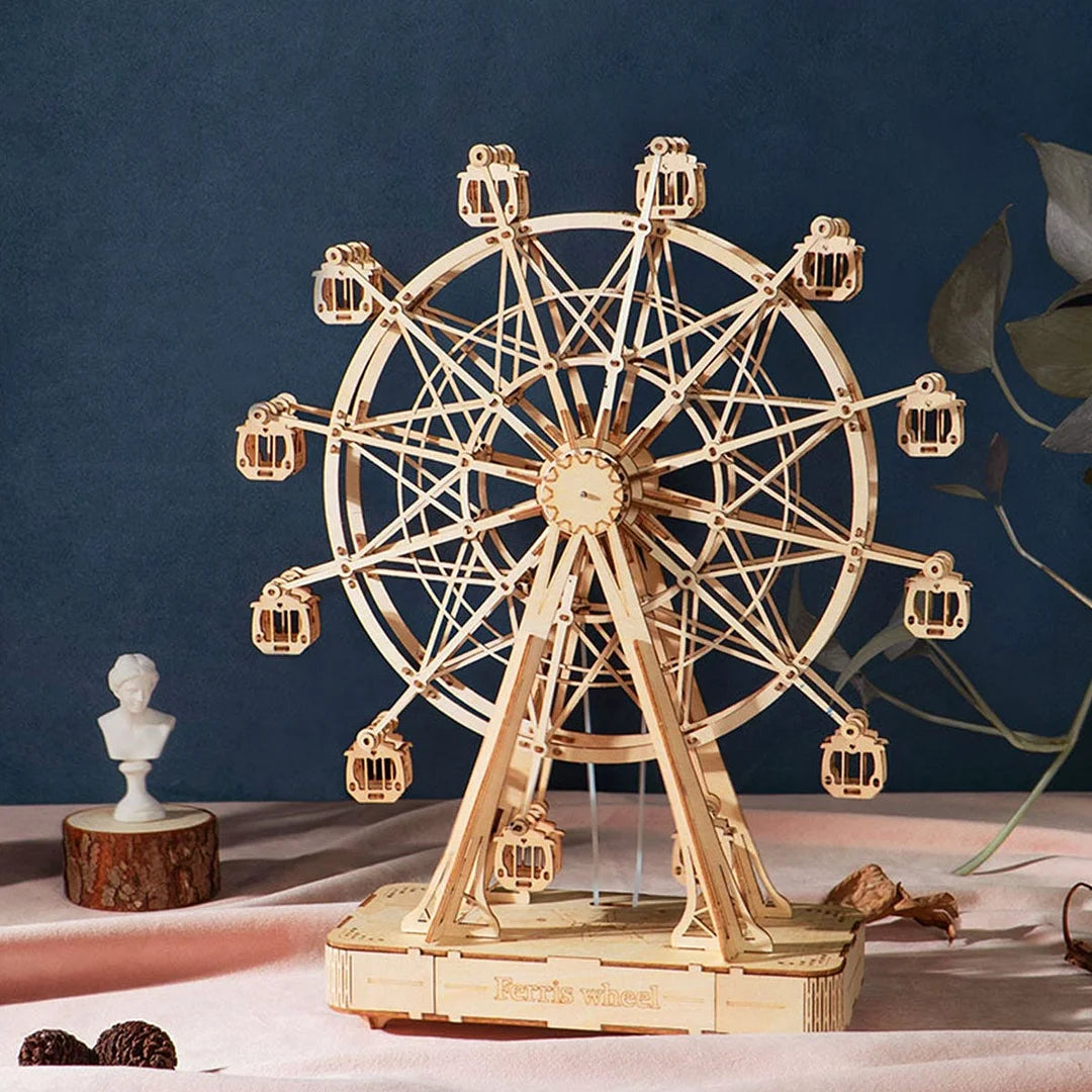 Rolife Ferris Wheel 3D Wooden Puzzle Music Box