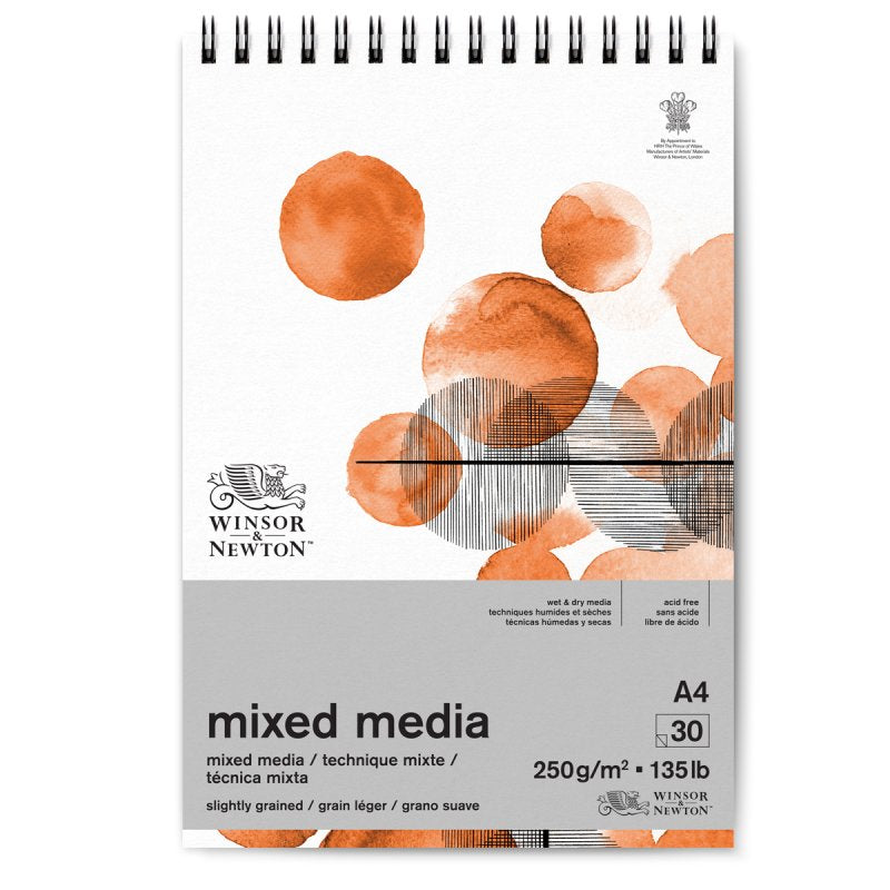 Winsor & Newtons Mixed Media Pad Spiral A4