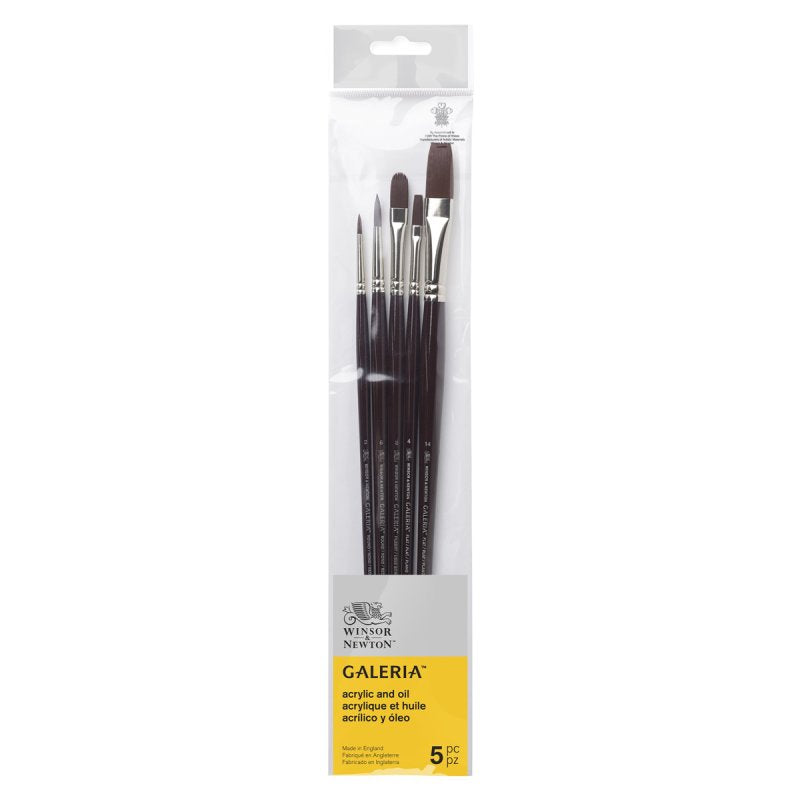 Winsor & Newton Galeria Brush Long Handle V1 (Set of 5)